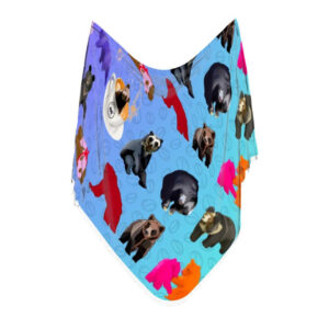 Ombre Blue Baby Swaddle Blanket